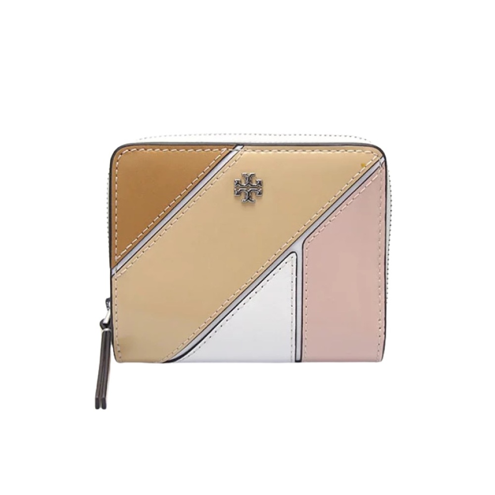 NWT Tory Burch Tri-Color Geometric Wallet